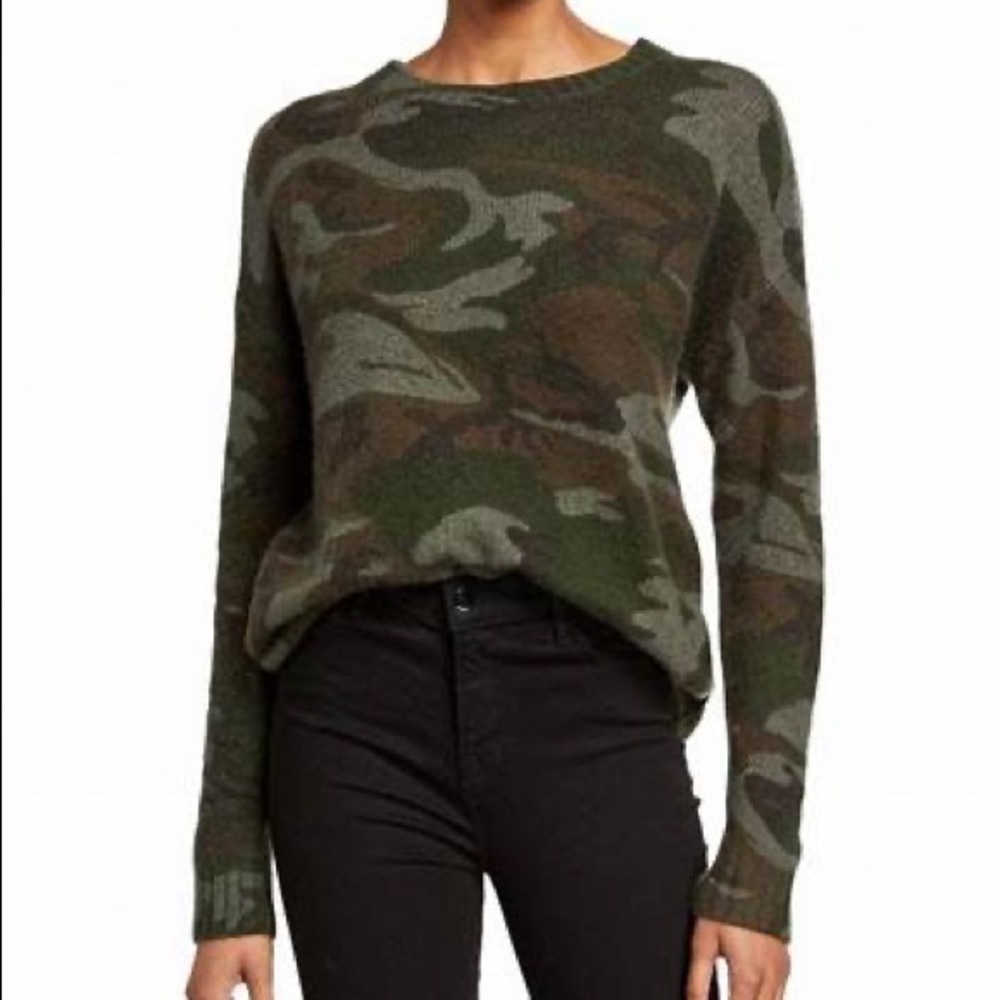 RAILS Perci Wool Sweater Jungle Camo XS